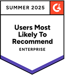 Birdeye's Award: Spring Users Most Likely To Recommend Enterprise 2025