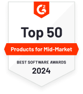 Top 50: Product for Mid Market 2024