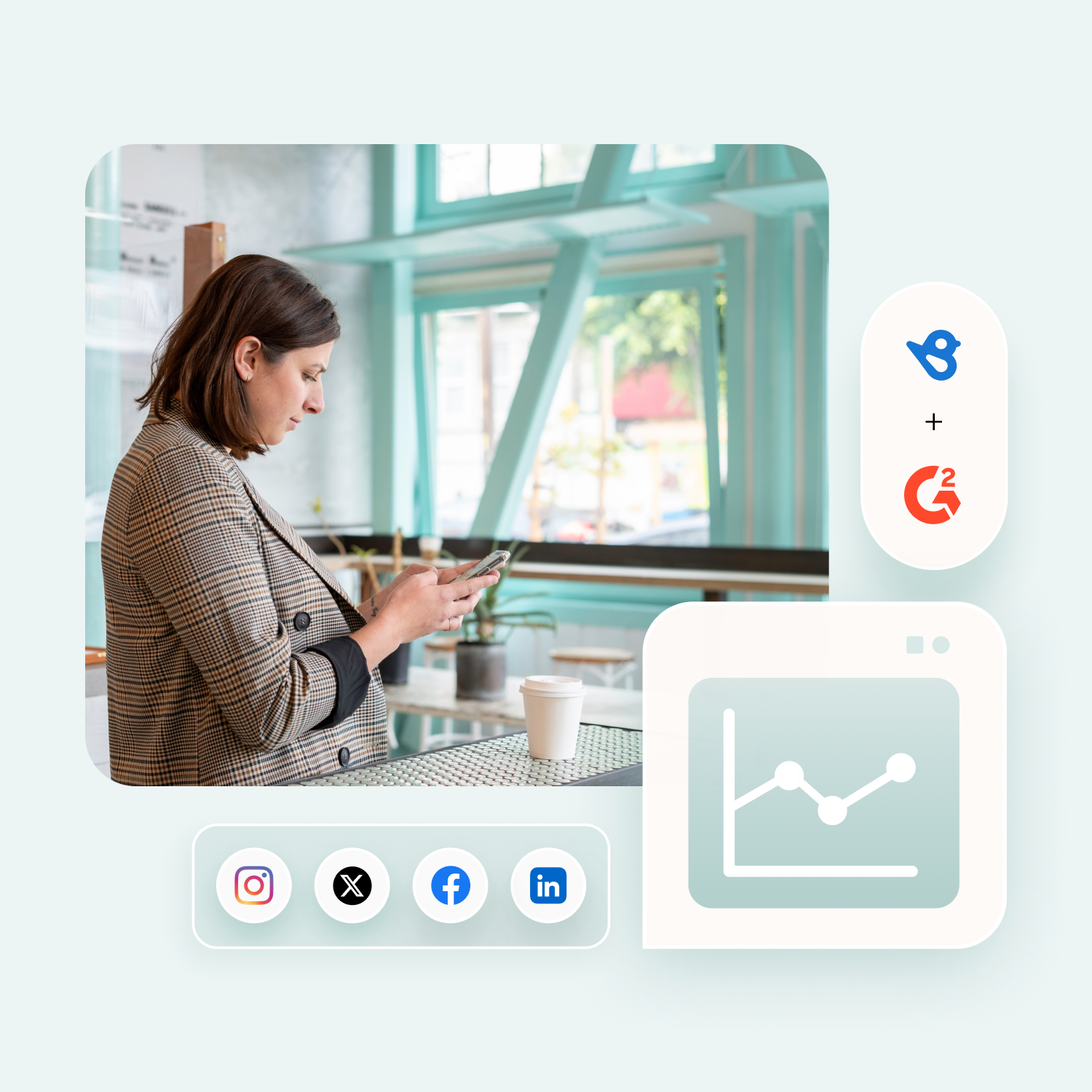Birdeye is ranked 1 for Social Media Suites in the G2 Fall 2024 Grid