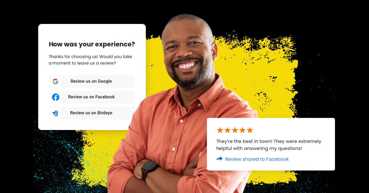 Get more reviews without spending hours online | Birdeye